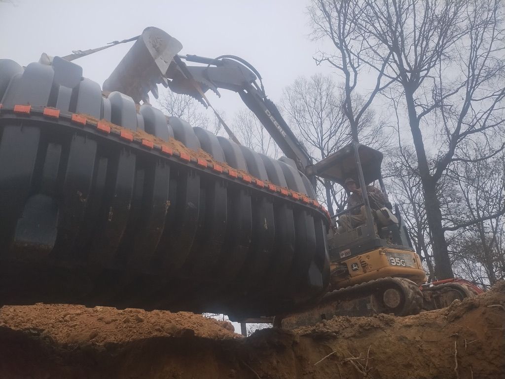 Septic repair work